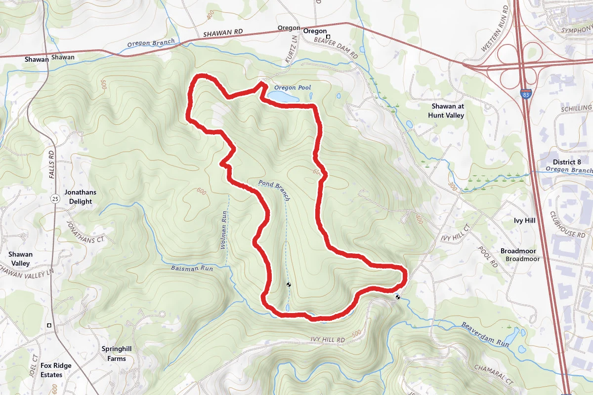 Loggers, S. James Campbell, and Ivy Hill Trail Loop