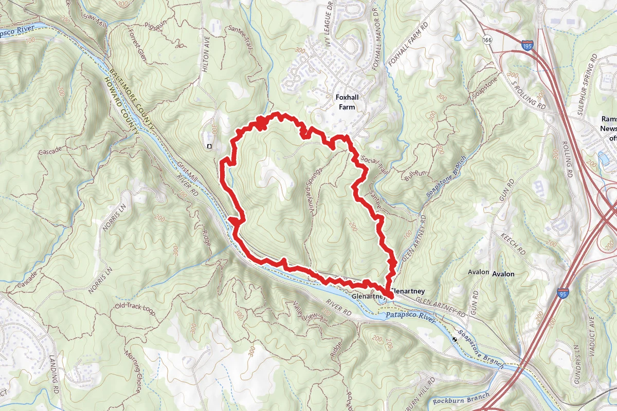 Grist Mill Trail to Nunnery and Soapstone Trail