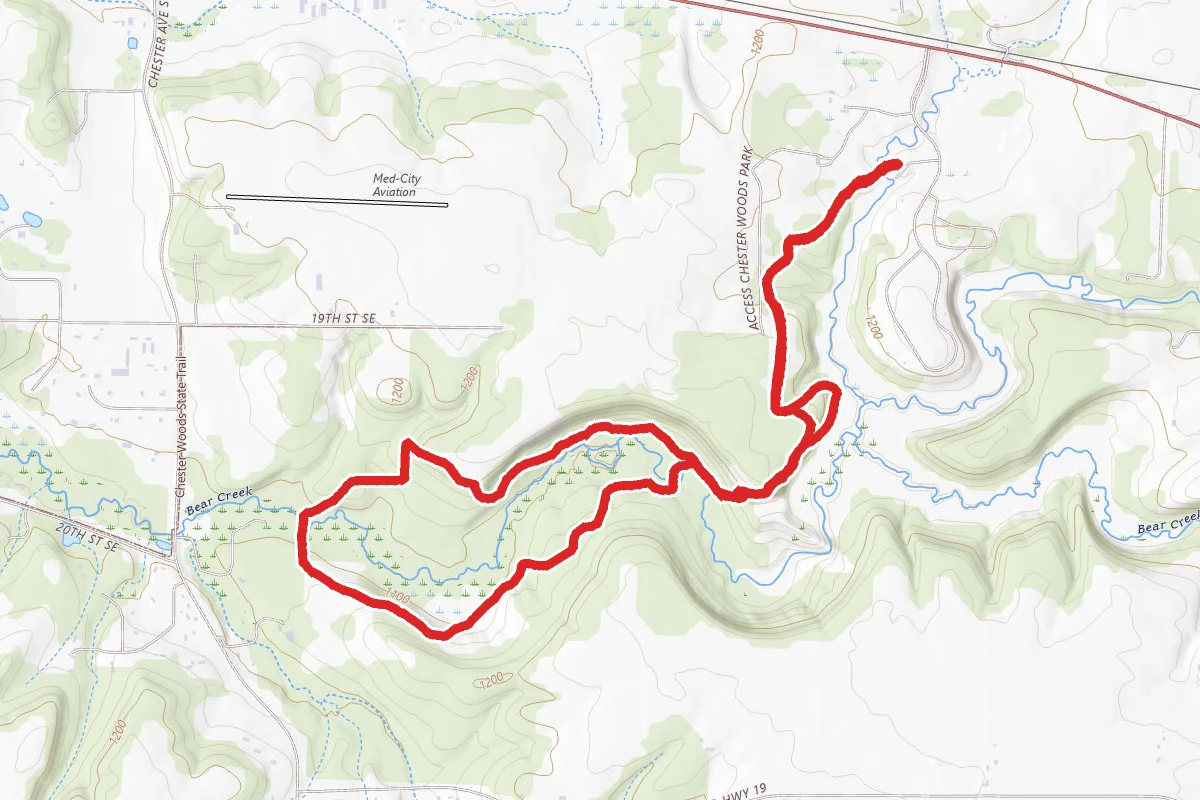 Dam Overlook Trail to South Sand Prairie Trail Loop