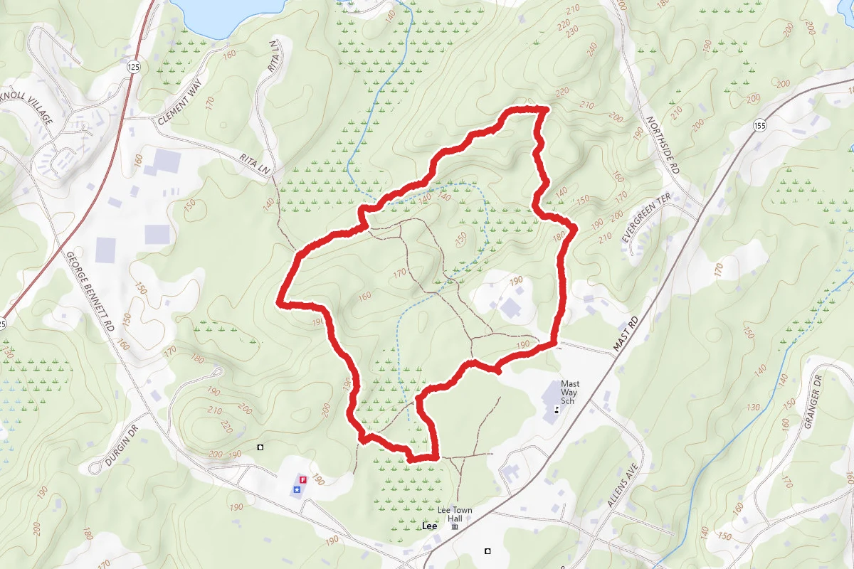 Lee Town Forest Trail Loop