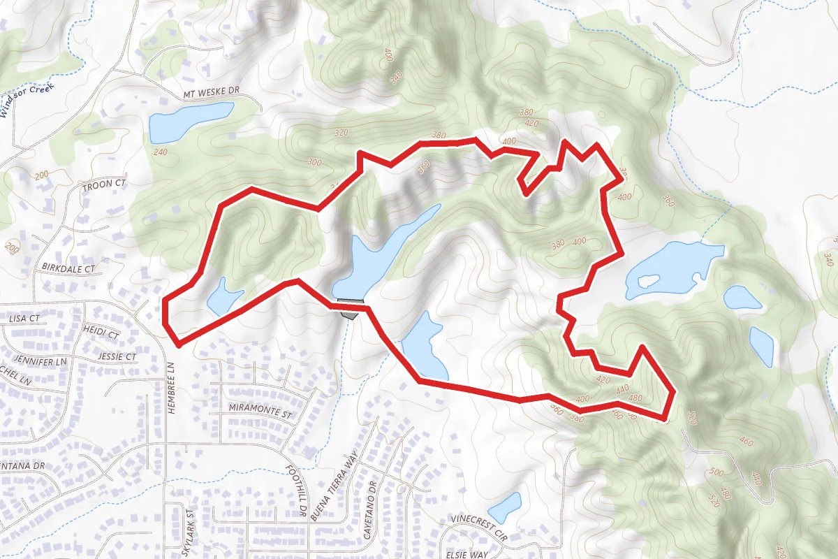 Foothill Regional Park Loop Trail