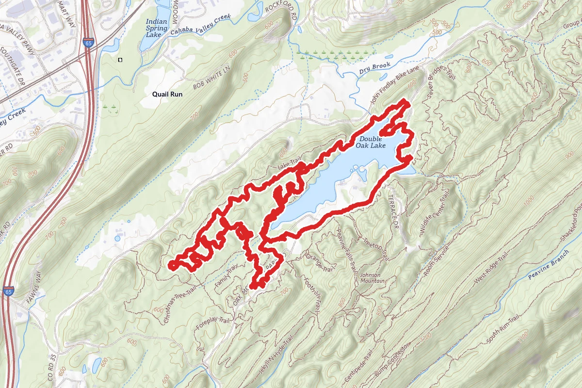 Double Oak Mountain Loop