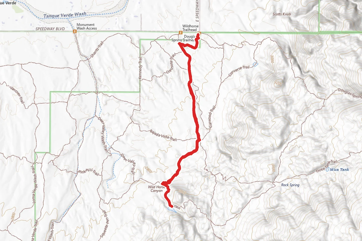 Wild Horse to Garwood Dam