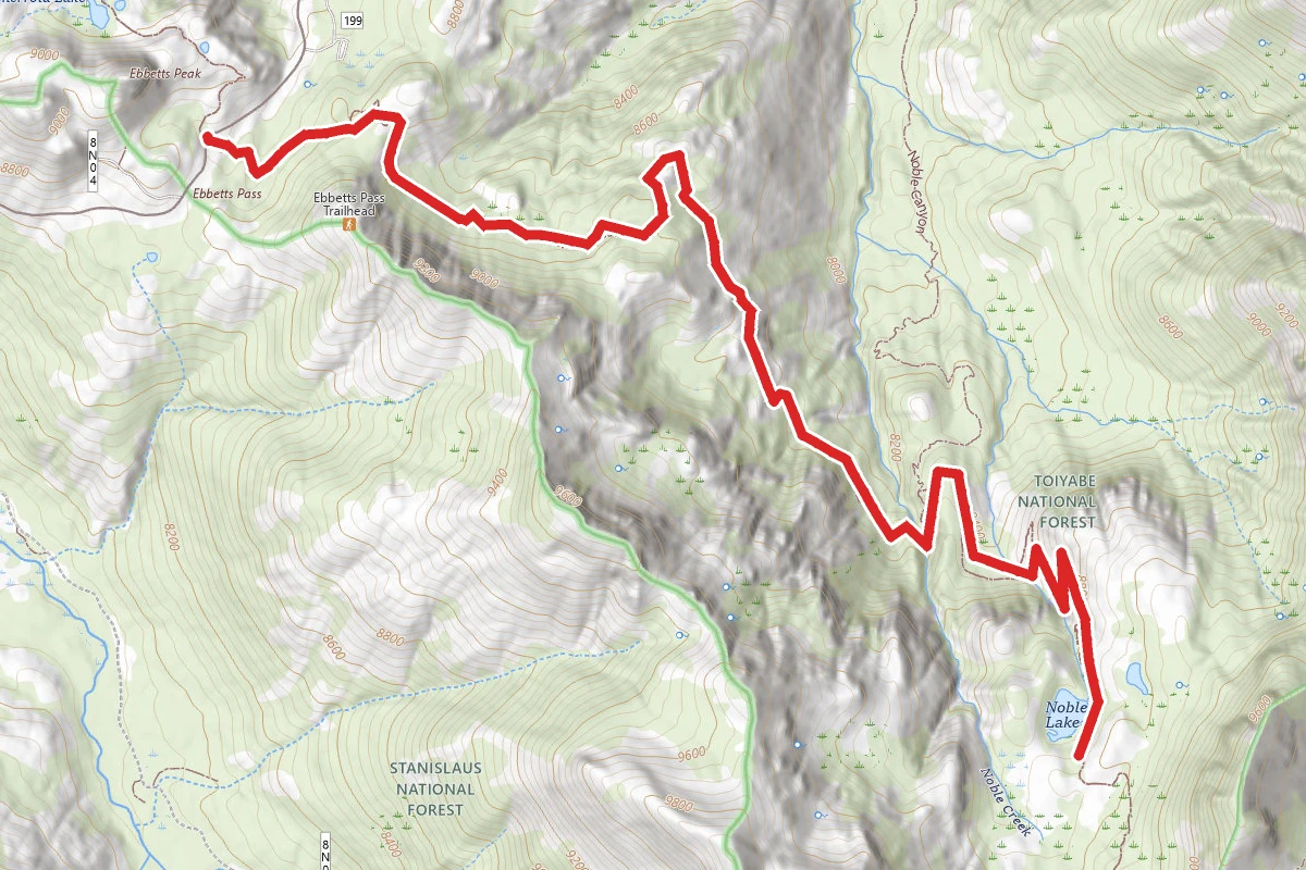 Noble Lake Via PCT