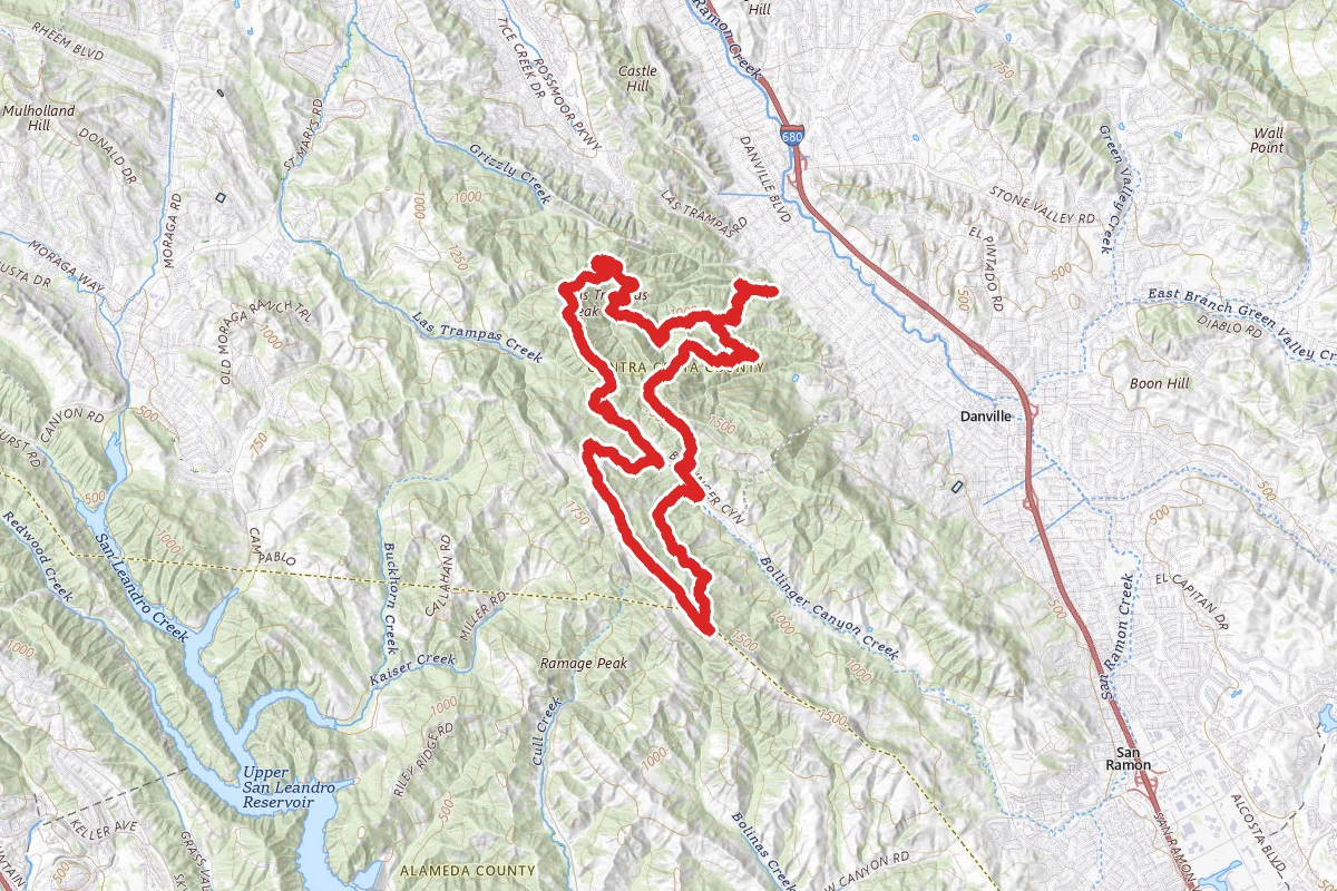 Las Trampas and Rocky Ridge Loop