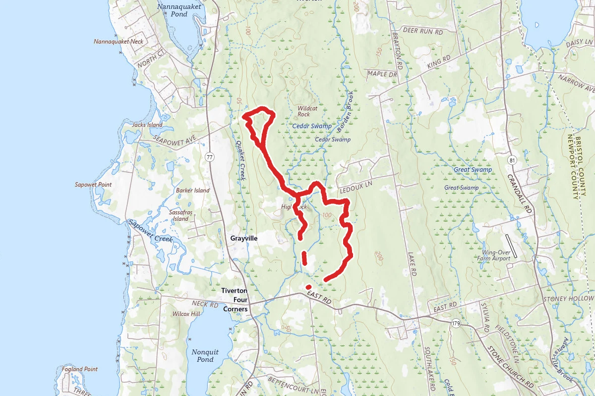 Weetamoo Woods Trail