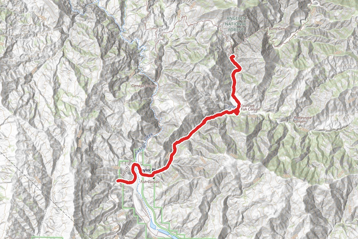 The Pianobox Prospect via Fish Canyon Trail