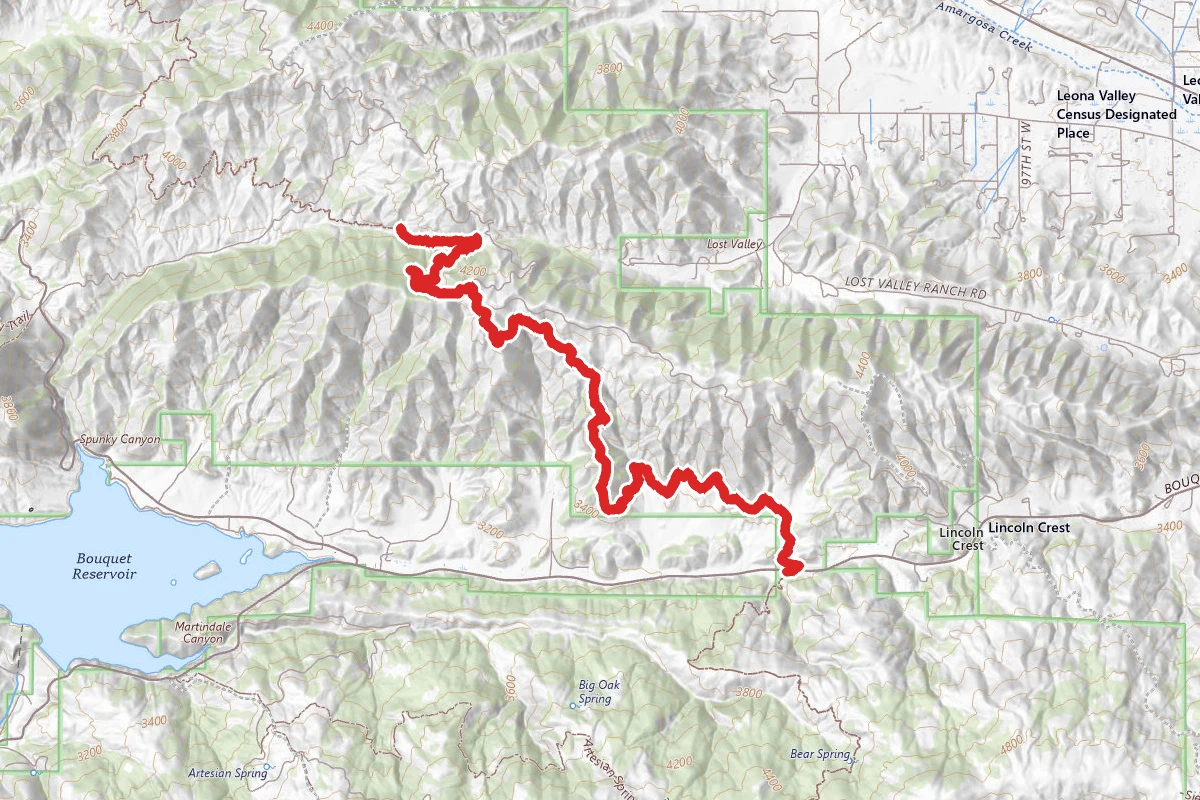 Pacific Crest Trail to Spunky Canyon