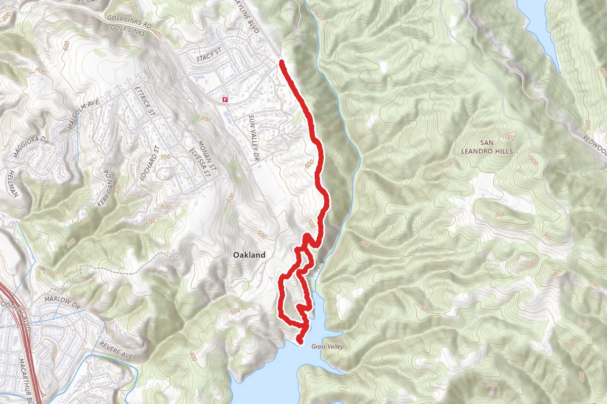 Goldenrod Trail to Bass Cove Trail