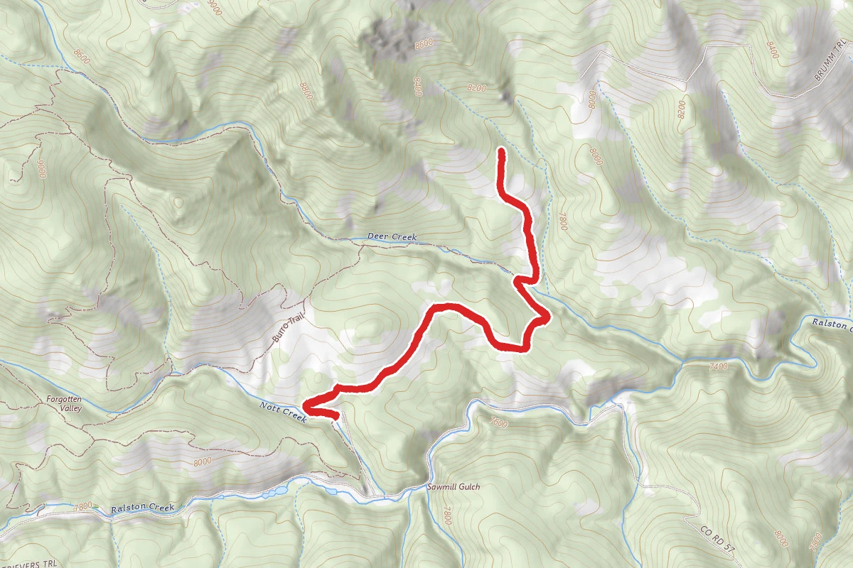 Mountain Lion Trail to Quarry
