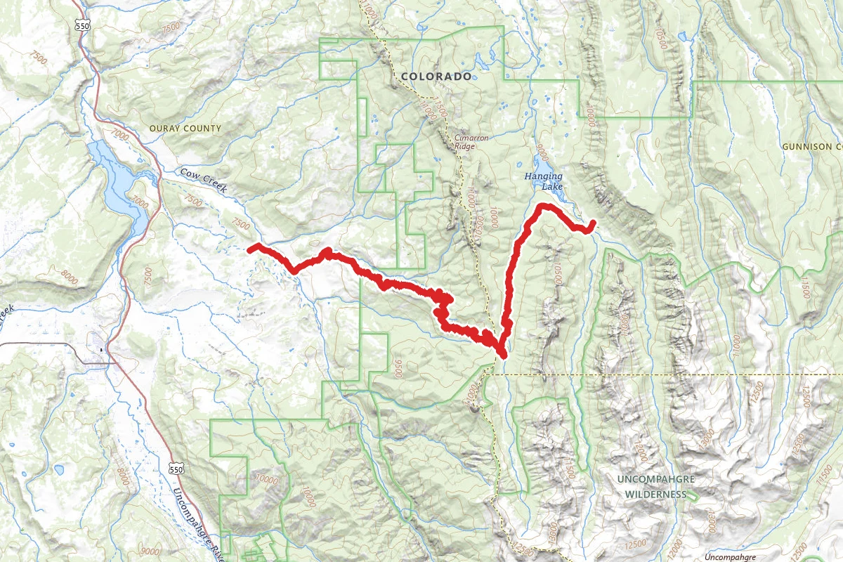 Owl Creek Pass Road