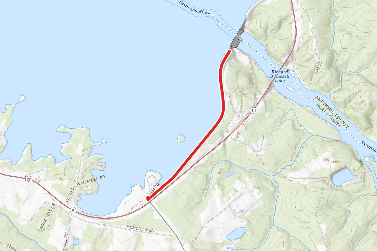 Hartwell Dam Trail