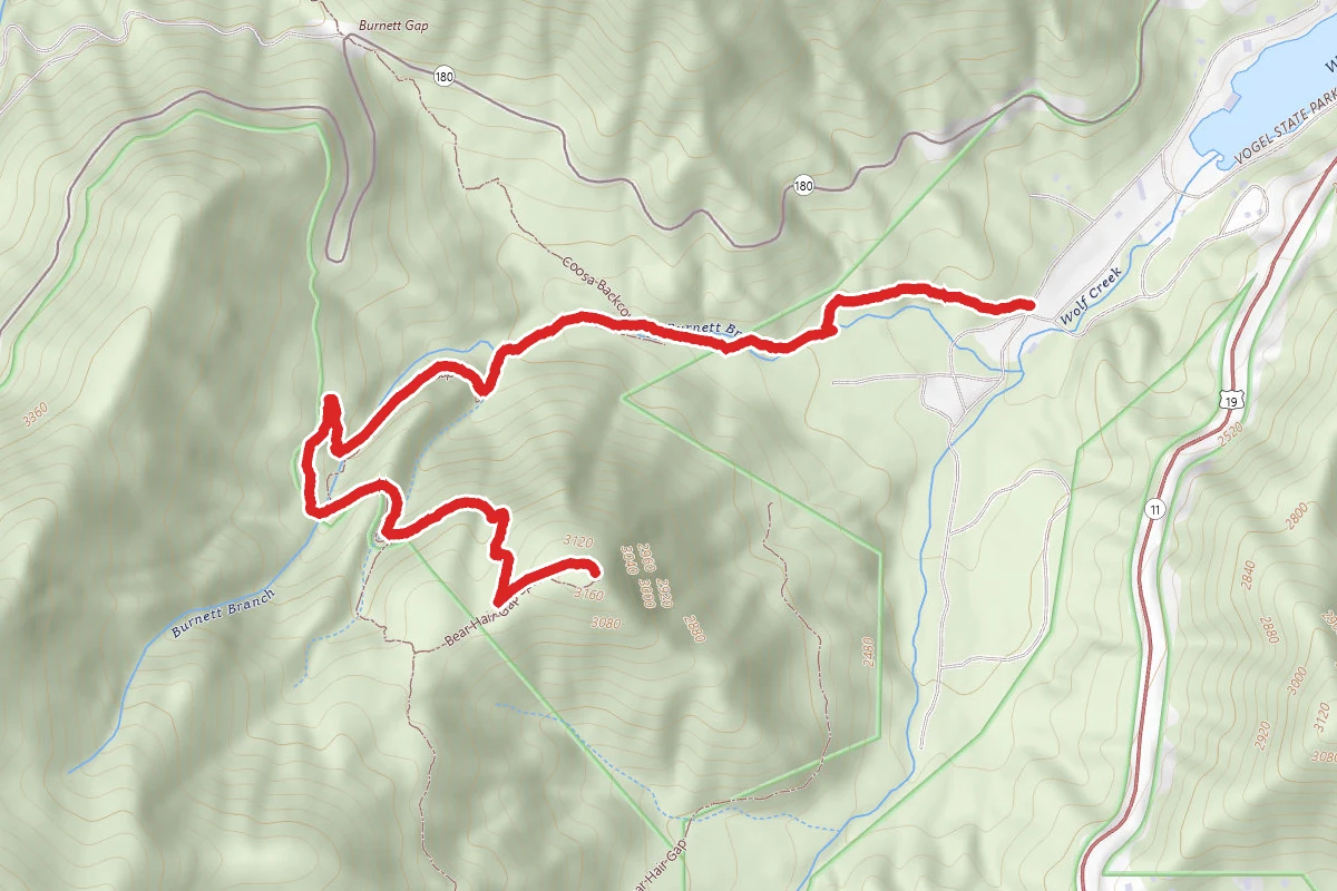 Bear Hair Gap Trail to Outlook