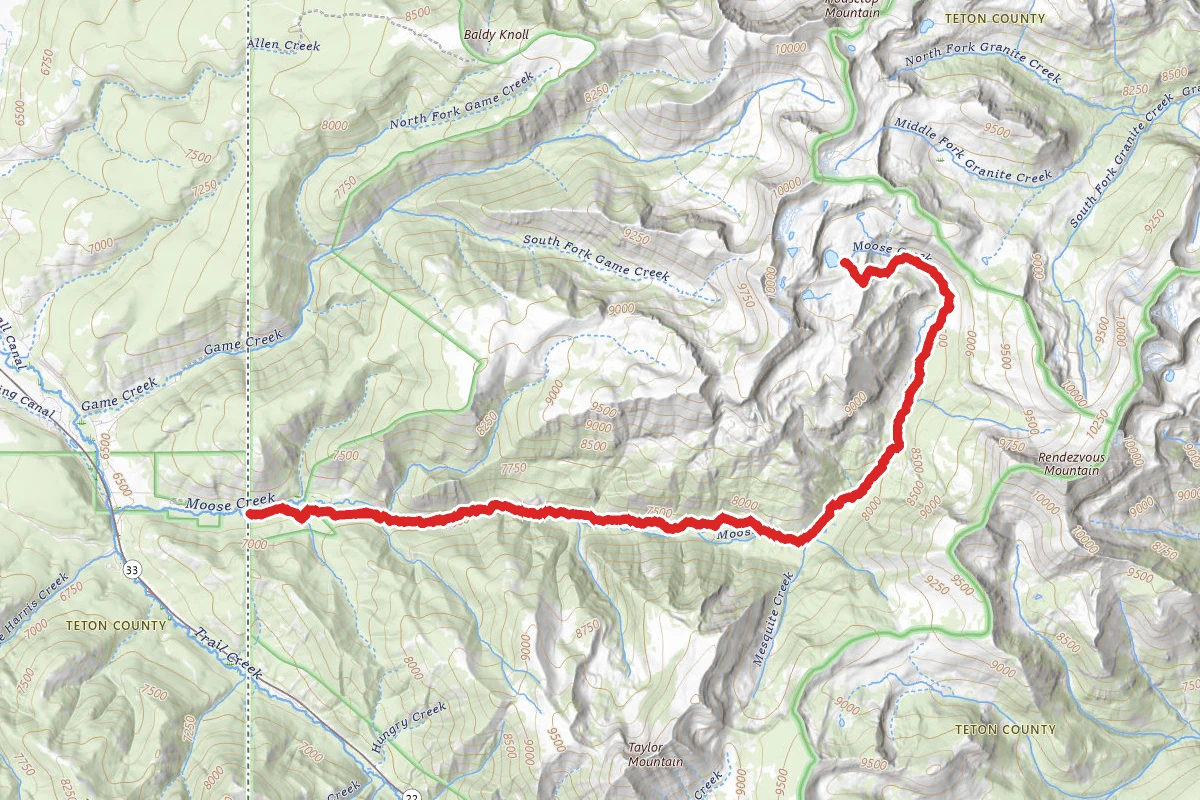Moose Creek and Moose Lake