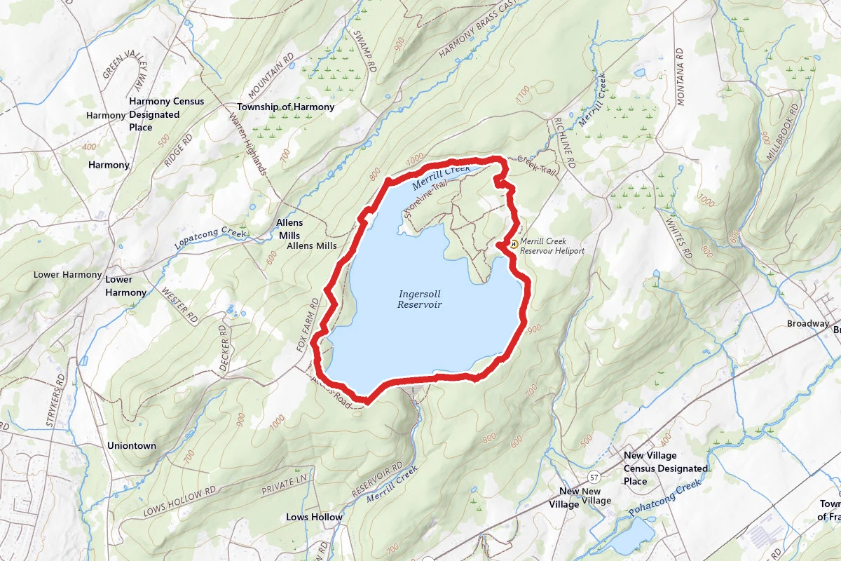 Merrill Creek Reservoir Perimeter Trail