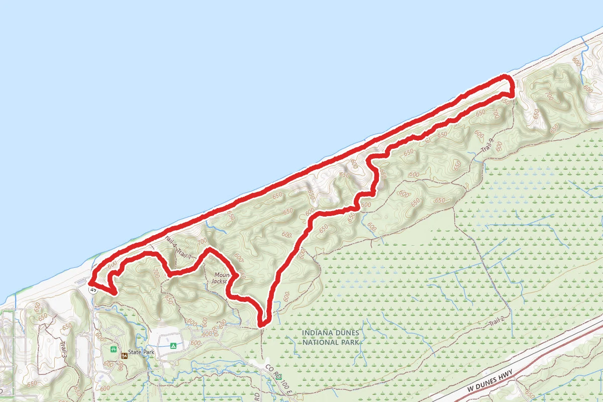 Johnson's Hill to Trail 8 to Trail 9 and Trail 10 Loop