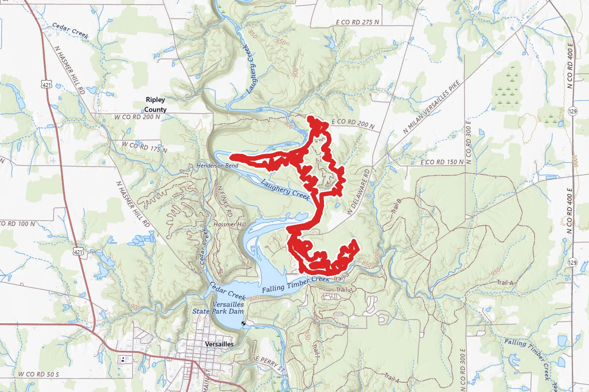 Versailles Mountain Bike Trail
