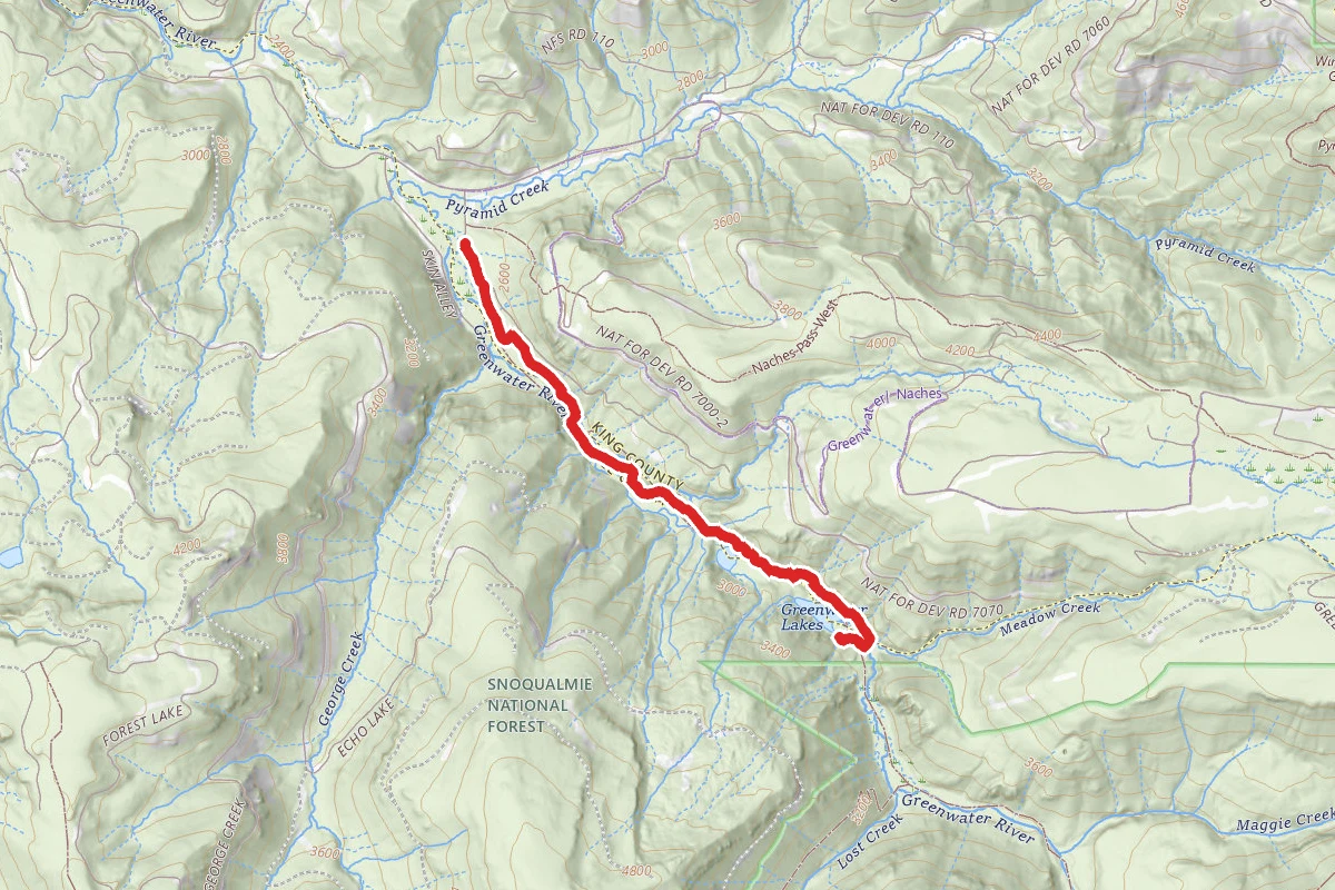 Greenwater Lakes Trail