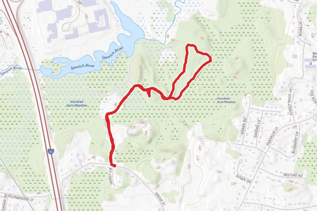 Reading Town Forest Inner Loop
