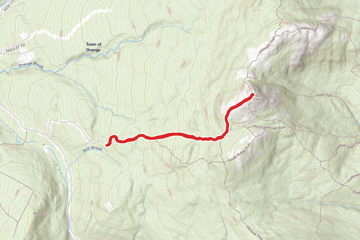 Mount Cardigan via West Ridge Trail
