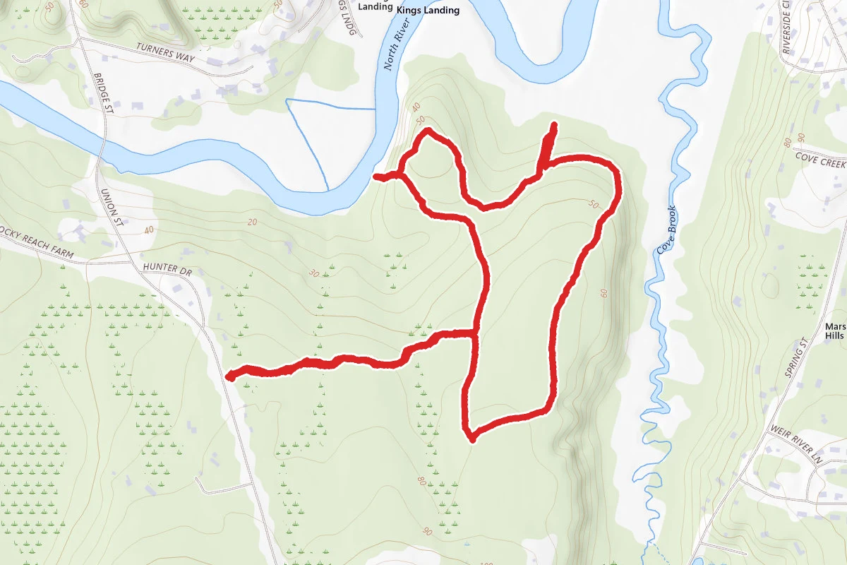 Nelson Memorial Forest Loop via Philips Farm Preserve