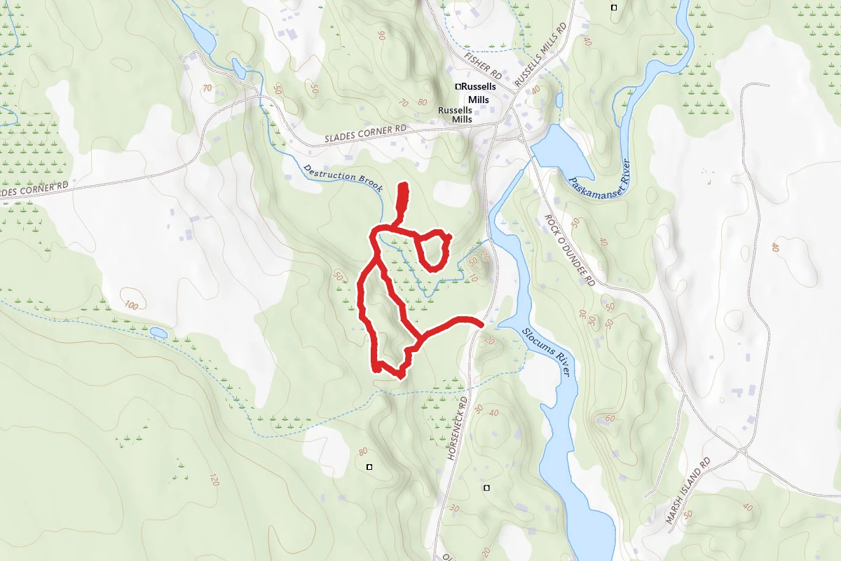 Parsons Land Blue Trail