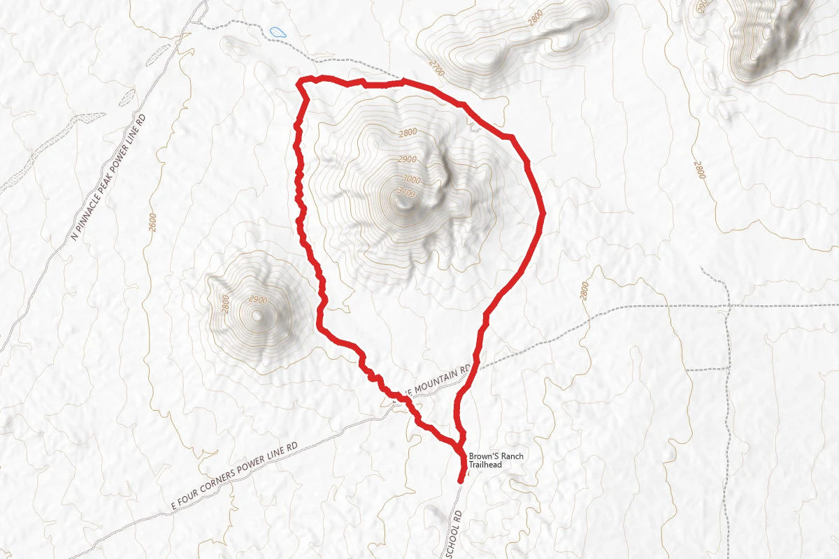 Upper Ranch and Brown's Ranch Road Trail