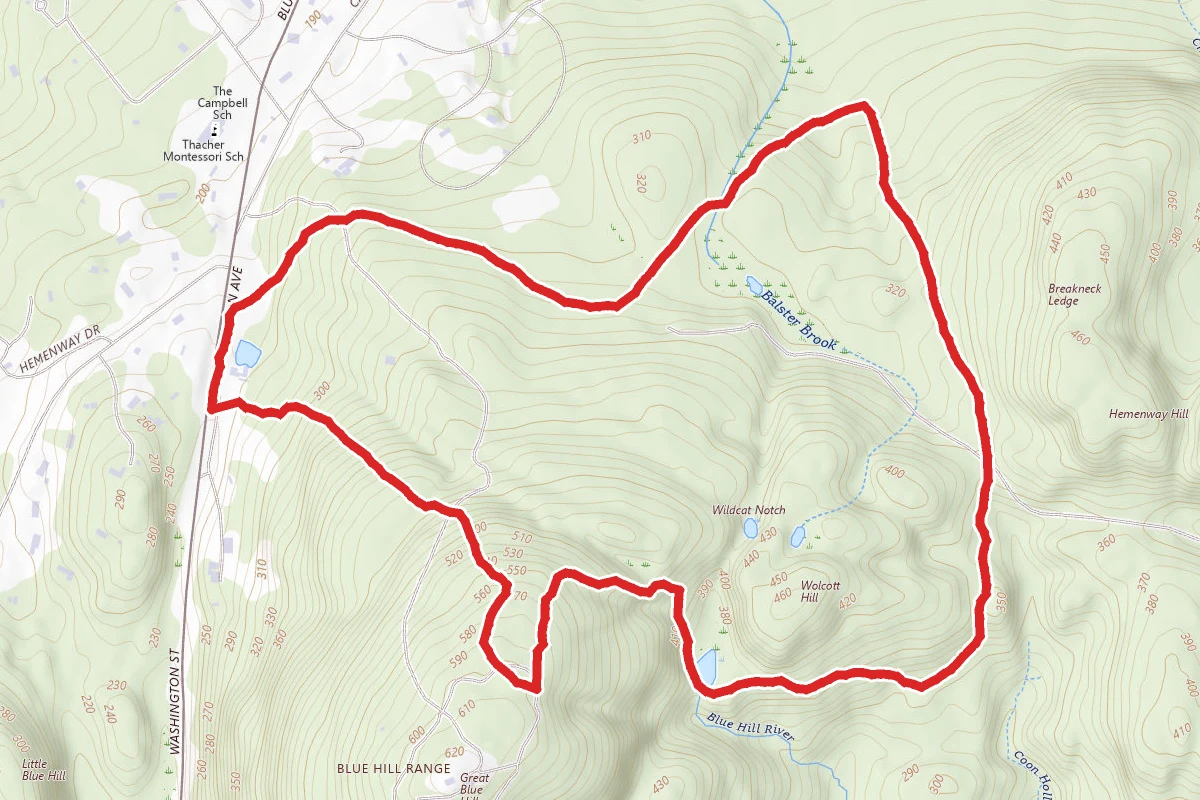 Coon Hollow and Wolcott Path Loop
