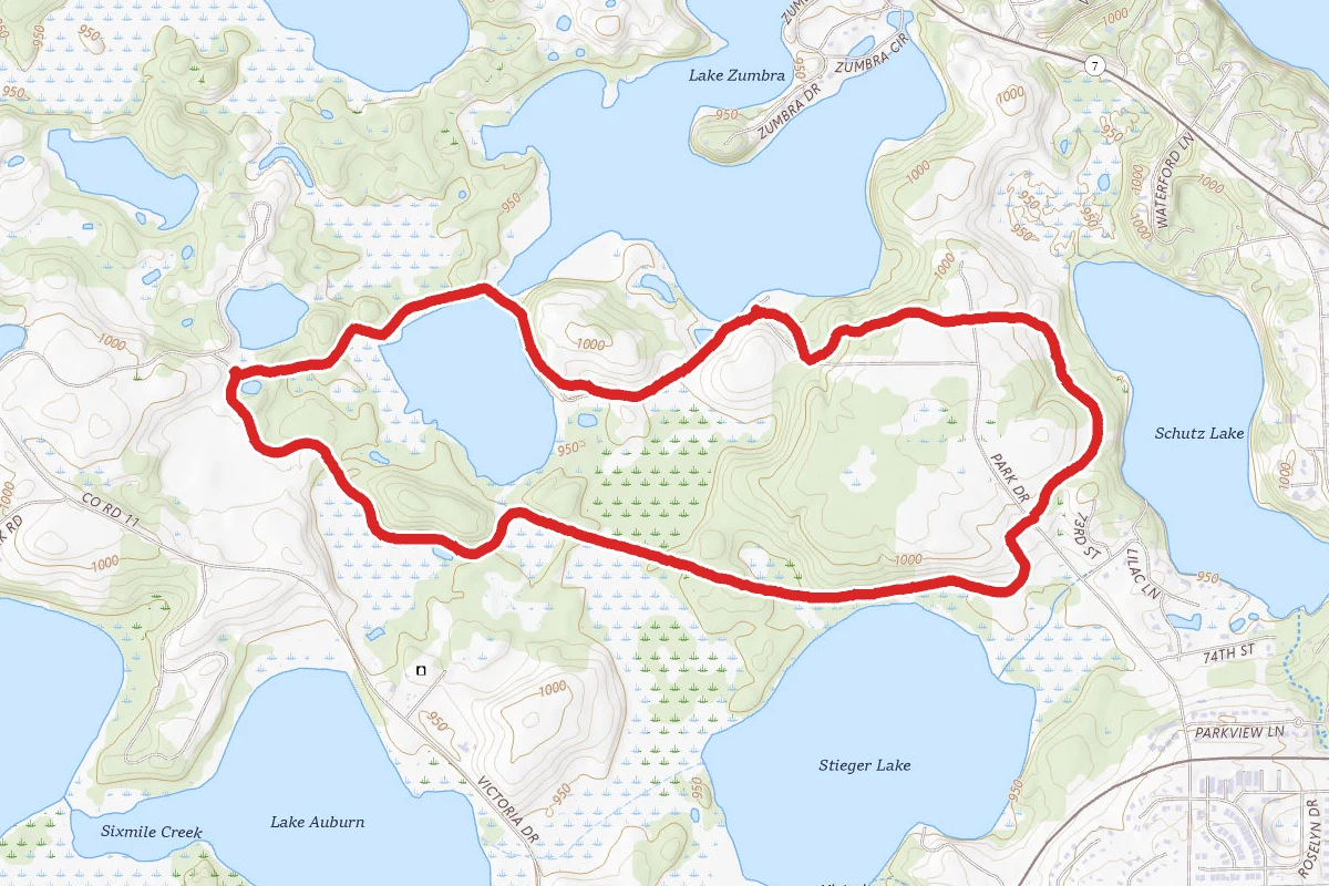 Sunny Lake Loop via Park Drive