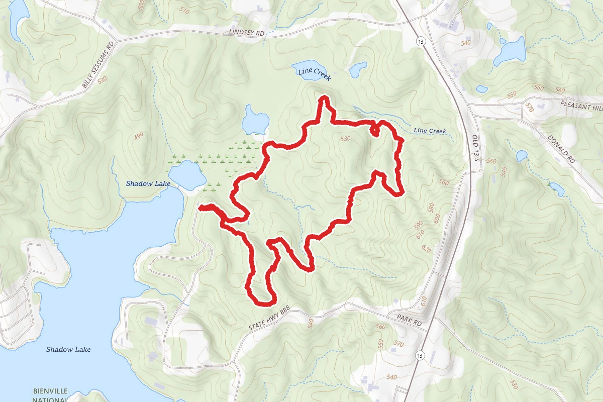 Civil War Hill Trail (Blue)
