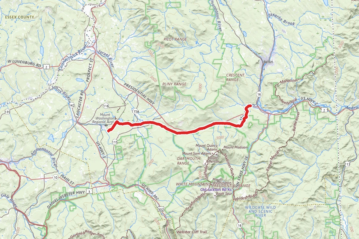 Presidential Range Rail Trail