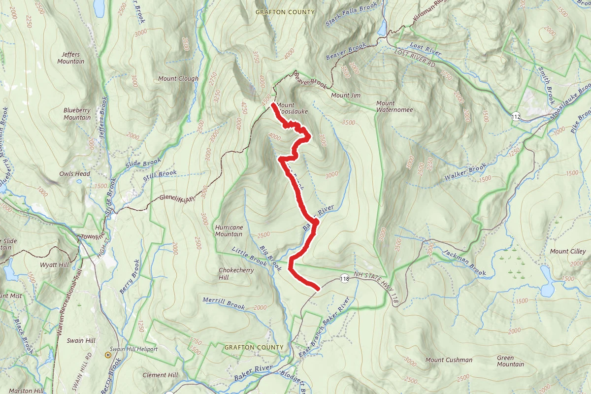 Mount Moosilauke via Gorge Brook Trail - Winter Route
