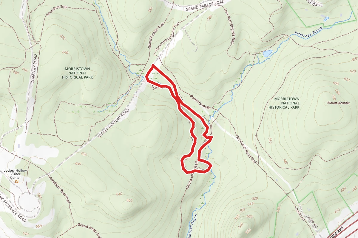 Primrose Creek and Jockey Hollow