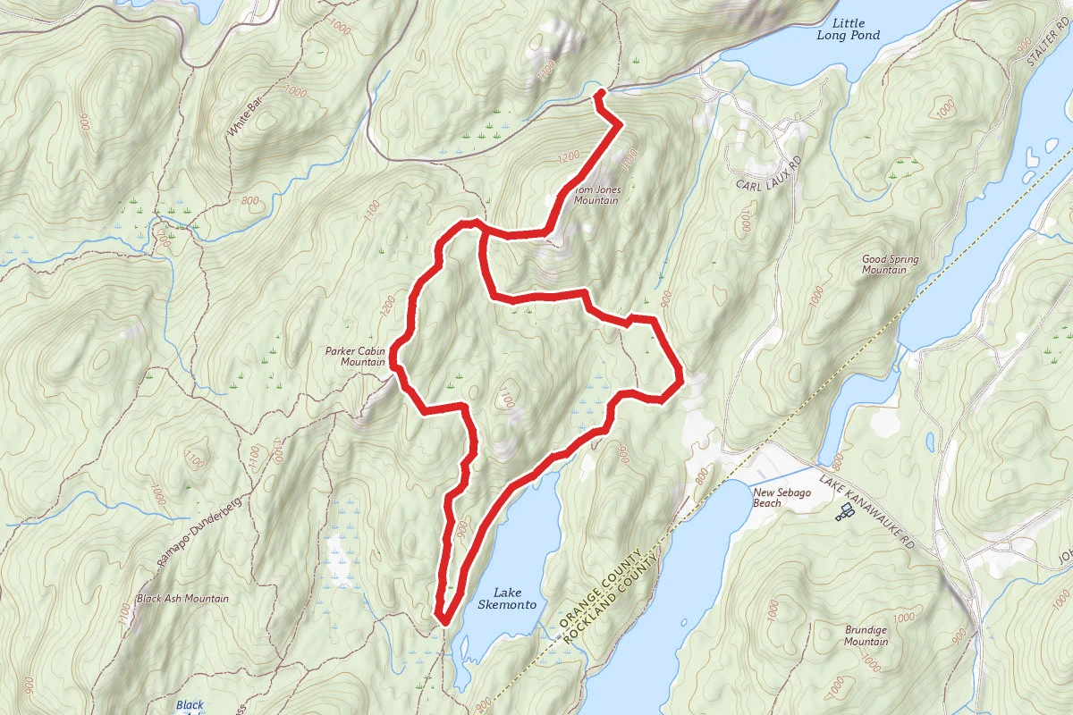 Tom Jones, Parker Cabin and Lake Skemonto