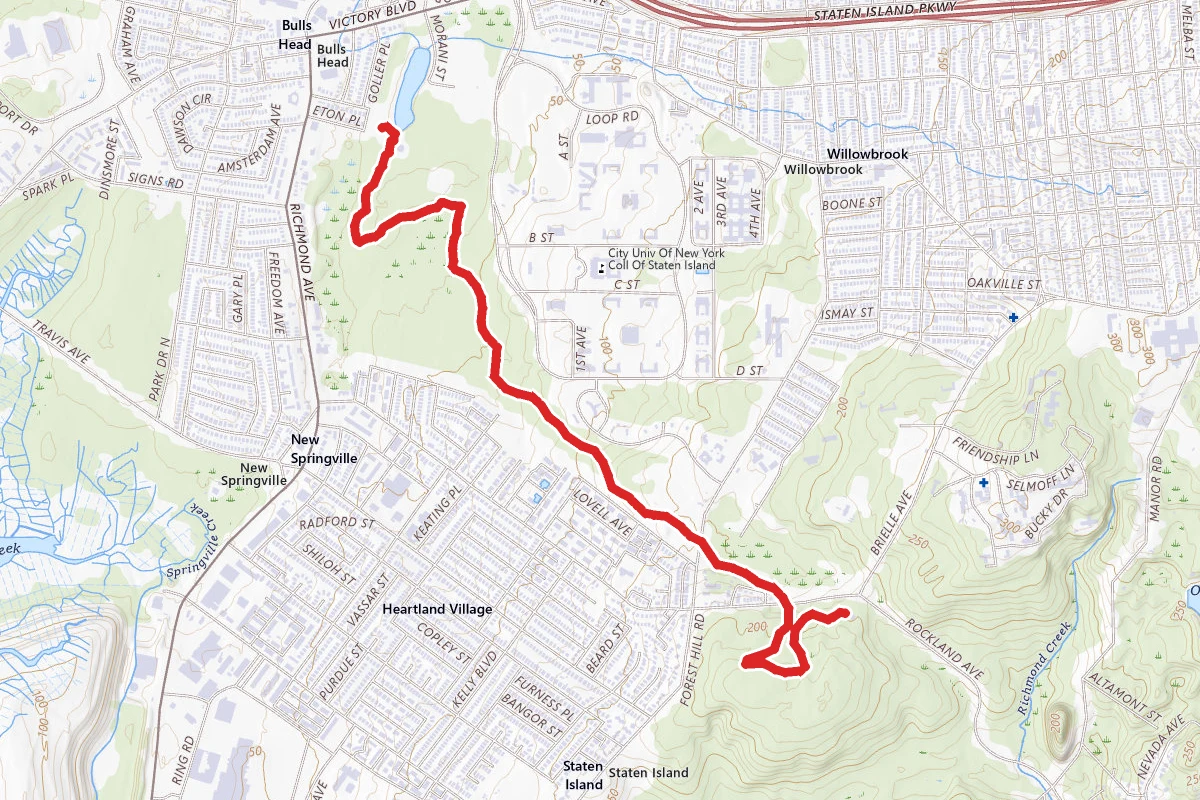 Willowbrook Park to Nature Center