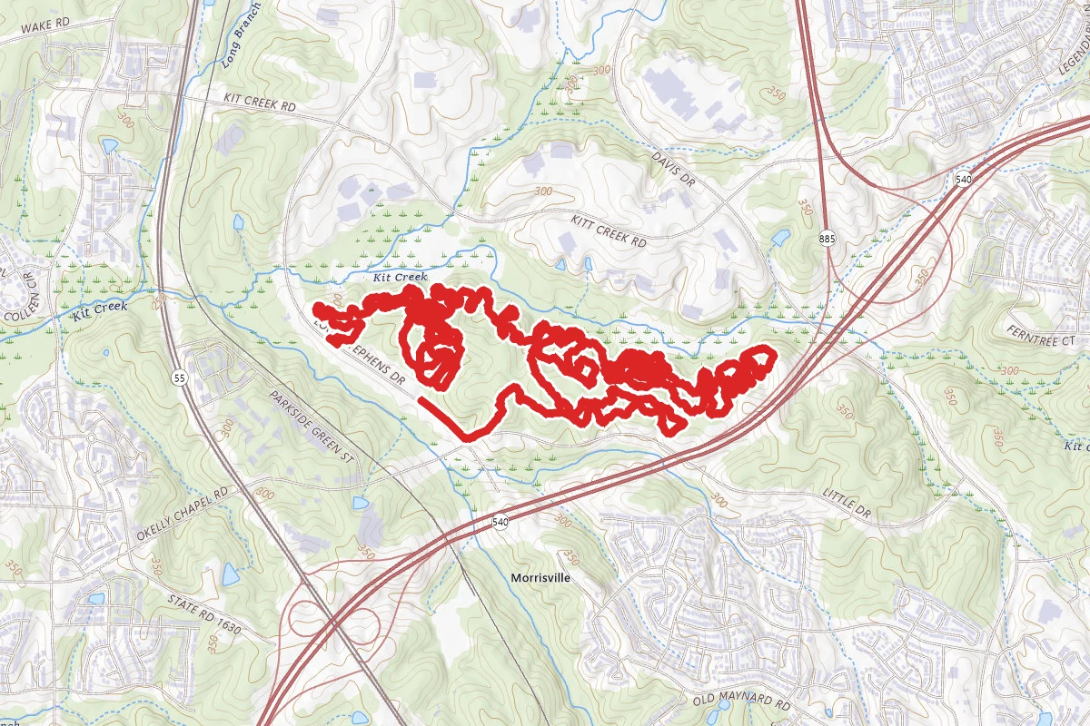 Cisco Mountain Bike Trail