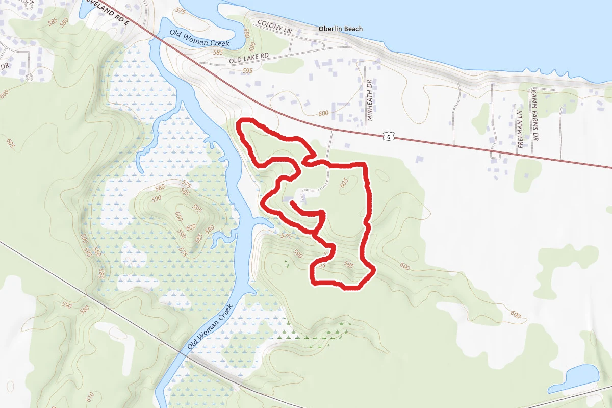 Old Woman Creek Trail