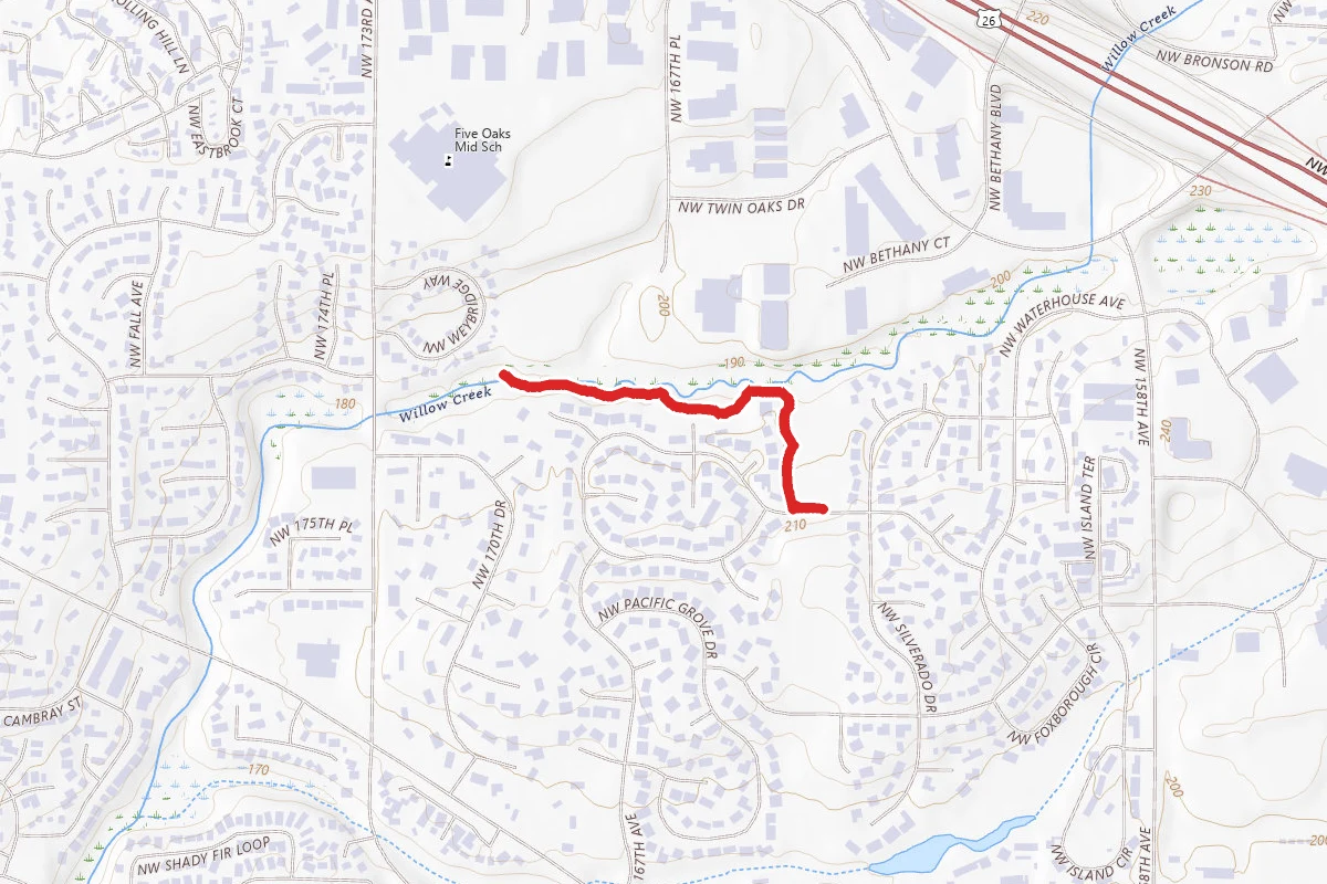 Moshofsky Woods via Willow Creek Trail