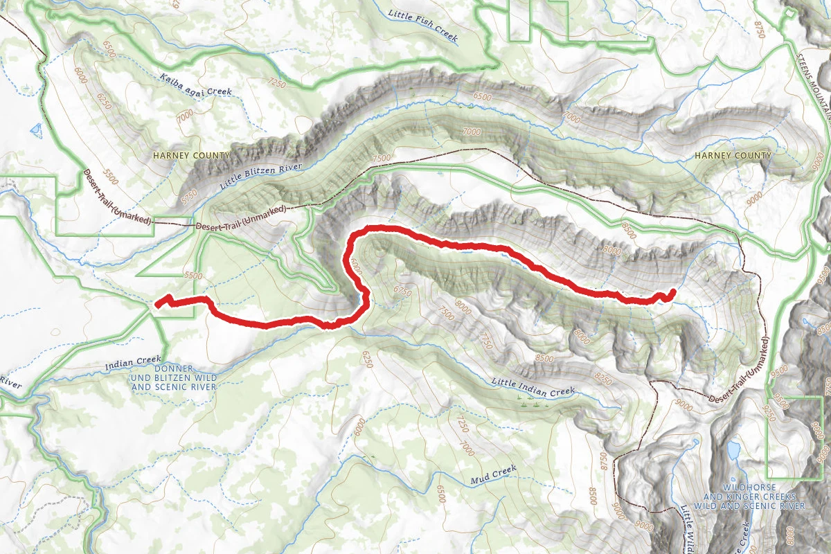 Big Indian Gorge Trail