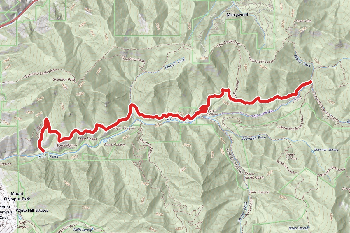 Mill Creek Pipeline Trail