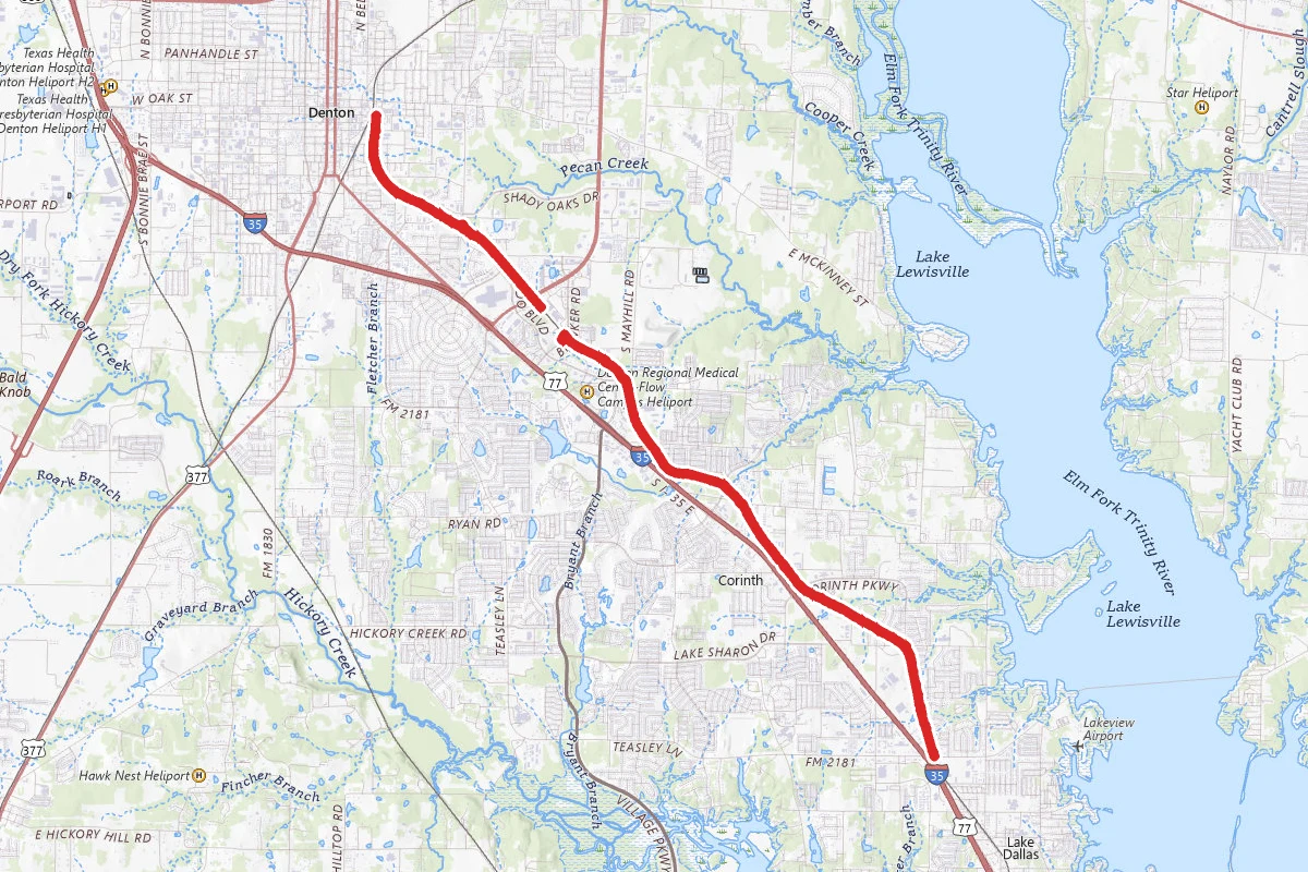 Denton Katy Rail Trail