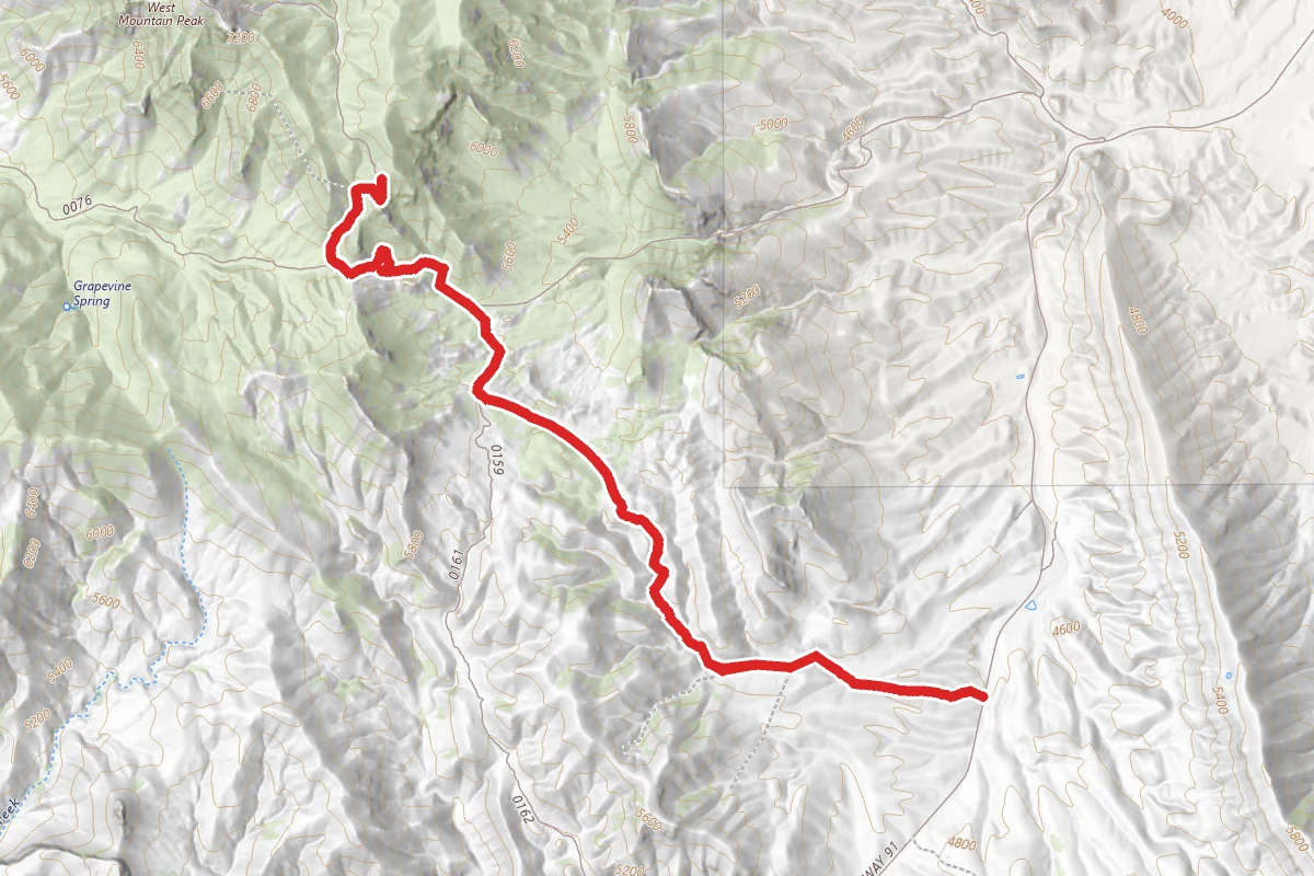 Hell Hole Pass to TV Towers OHV Trail