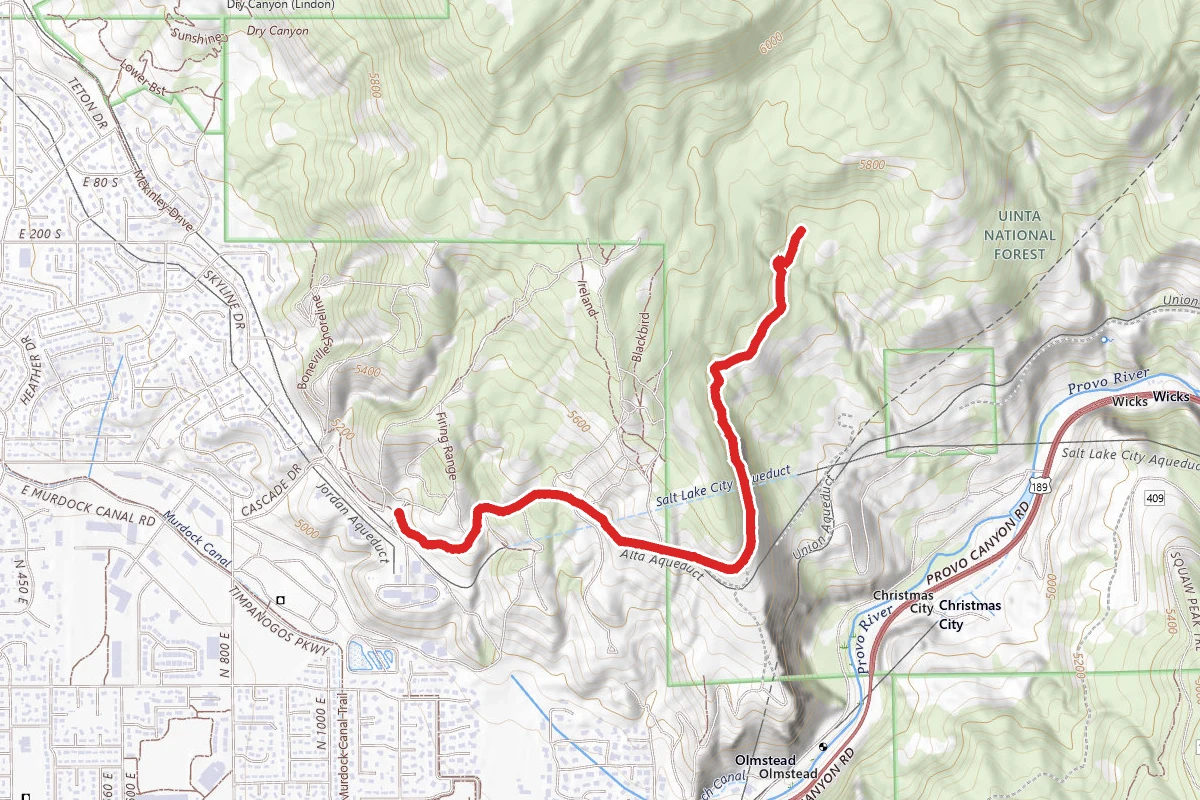 Bonneville Shoreline Trail (Orem East)