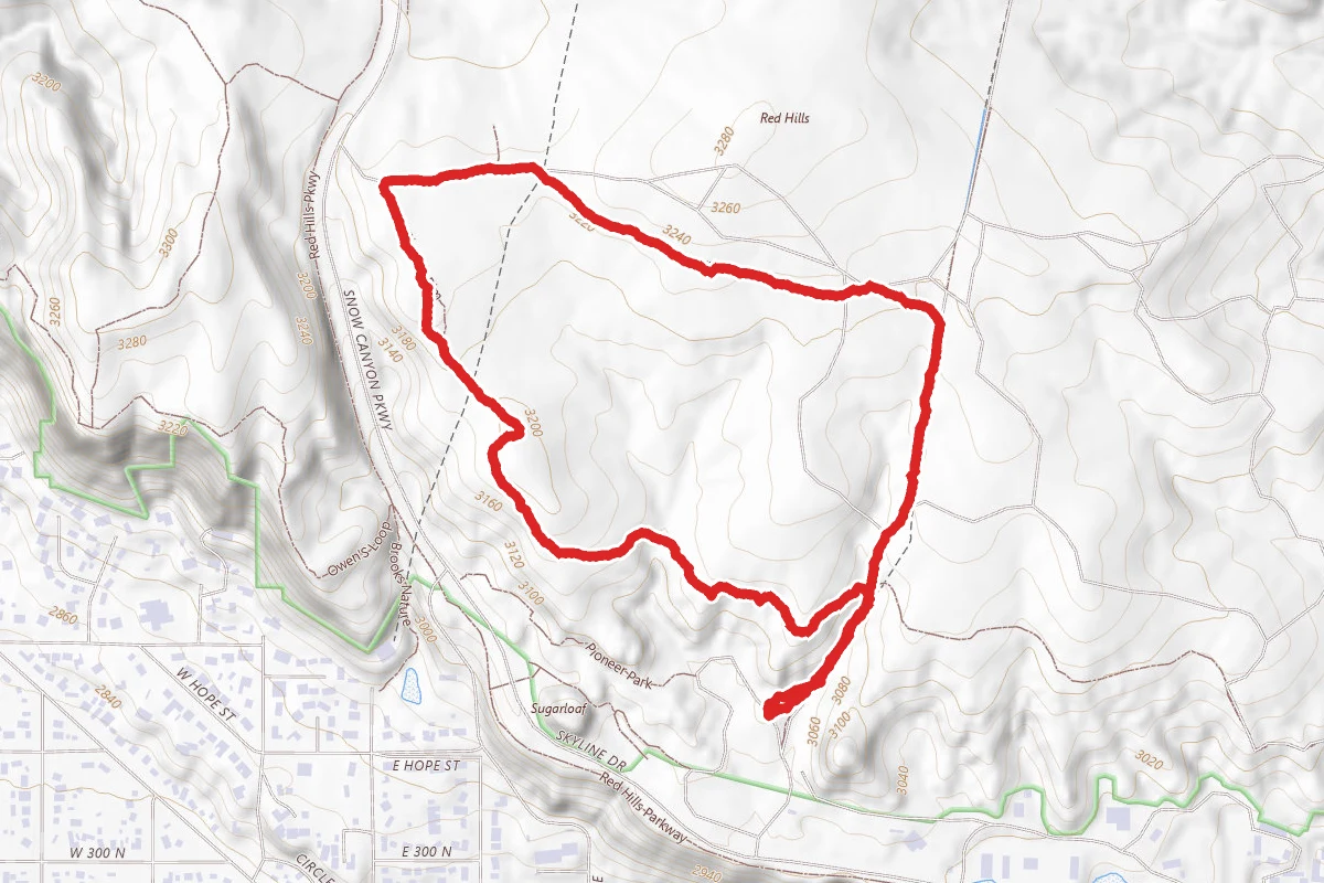T-Bone and Pioneer Rim Trail Loop