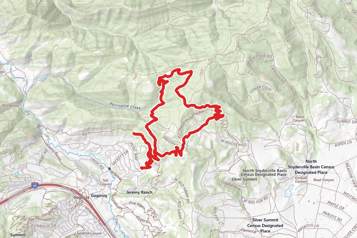 Jeremy, Flying Dog and Preserve Loop