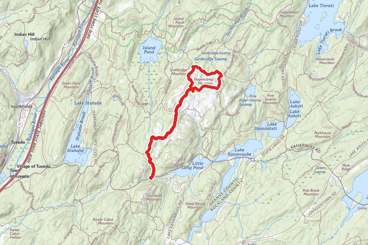 Hogencamp Mountain via Lichen Trail Loop