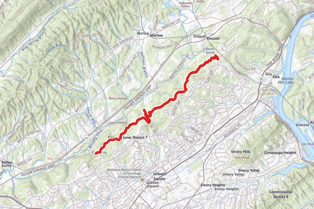 North Ridge Trail (Eastern Section)