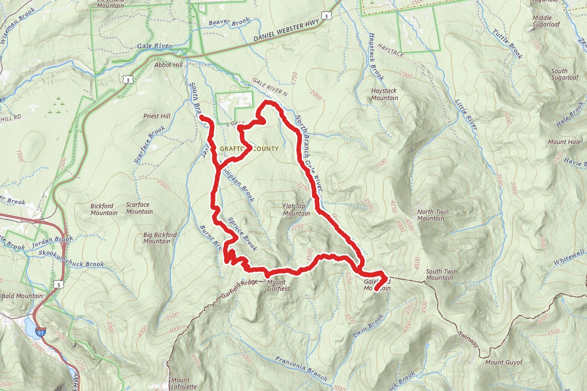 Mount Galehead and Mount Garfield Trail