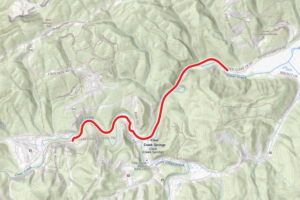 Clear Creek Hollow Trail
