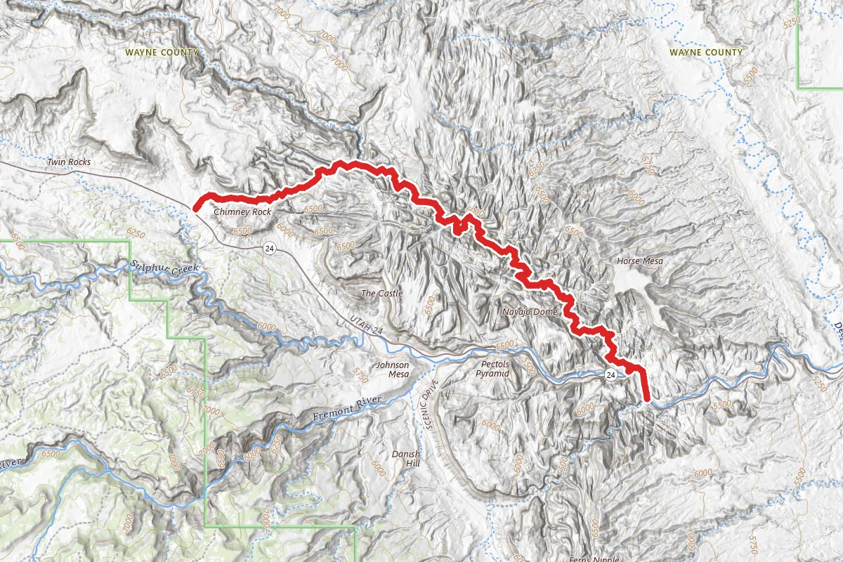 Lower Spring Canyon Trail